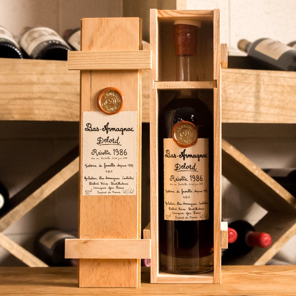 Bas Armagnac Hors D'age 700ml (wooden Box) | Maison Vauron